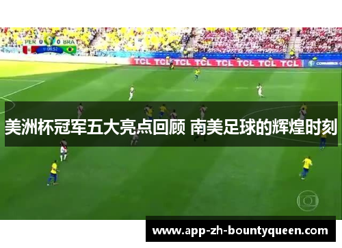美洲杯冠军五大亮点回顾 南美足球的辉煌时刻